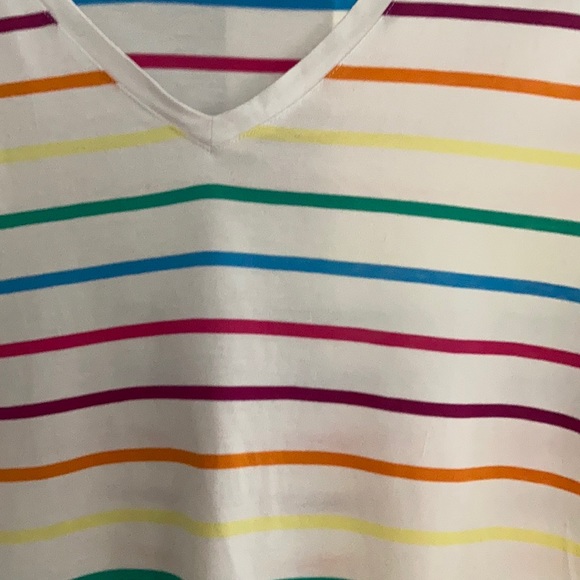 Lands End women’s striped top - Picture 2 of 6
